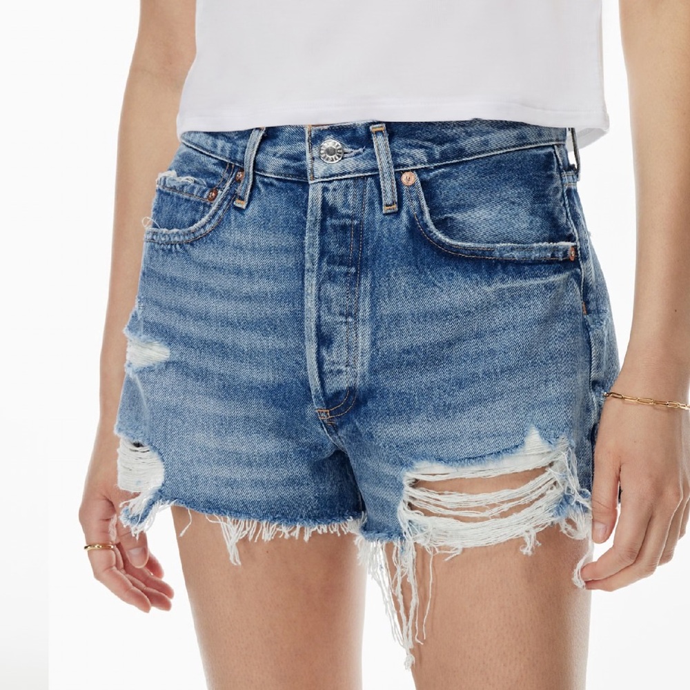 Agolde Parker Short in Clutch wash